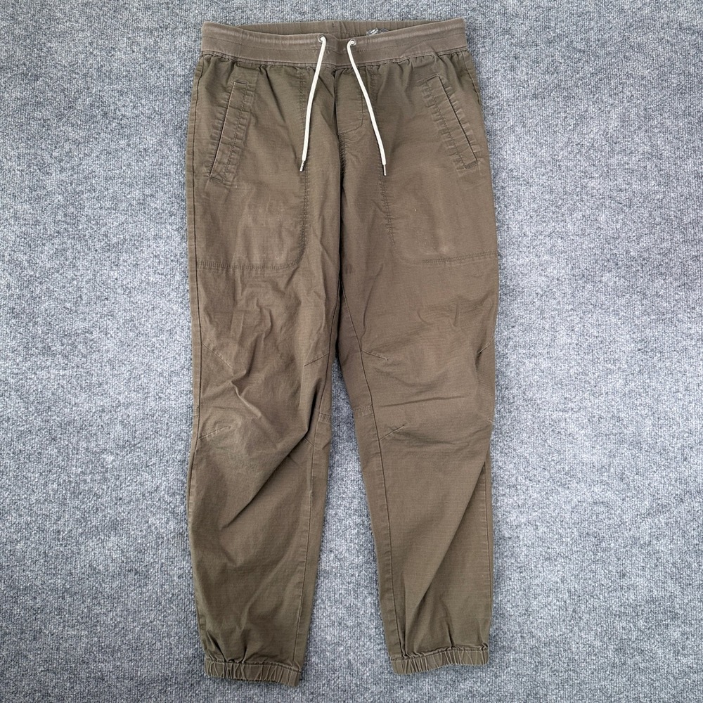 Vuori Ripstop Traveler Jogger Pants Mens L Olive Green Stretch Outdoor V434